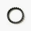 Black Round Bead Bracelet